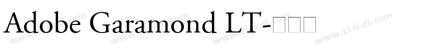 Adobe Garamond LT字体转换